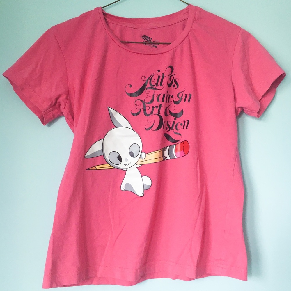 IRIS All’s Fair In Art and Design Girl’s Pink Tee